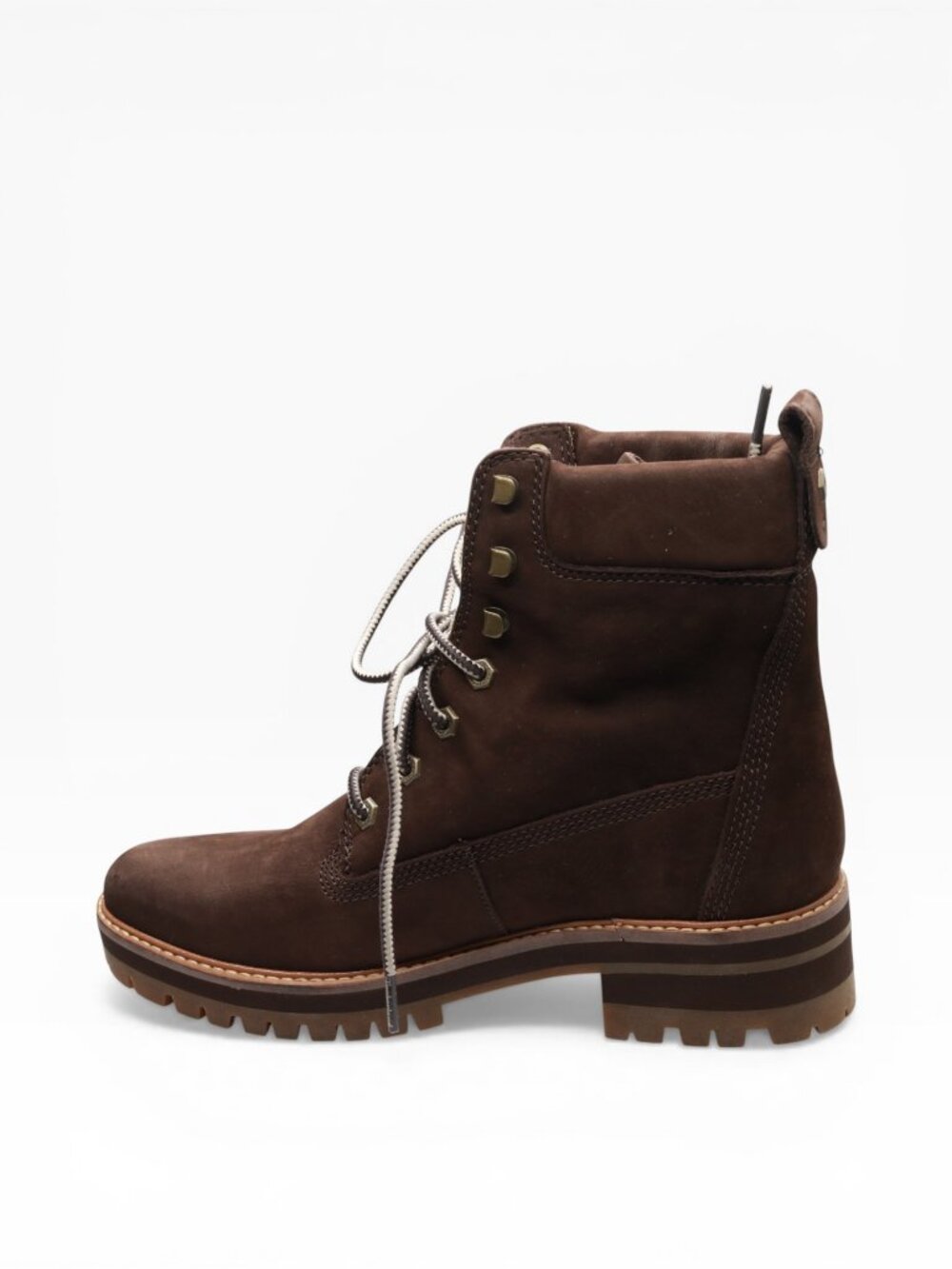 Timberland Women's Courmayeur Valley 6" Boot Boot, Dark Brown Nubuck, 9.5 M US